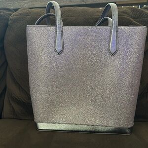 Purple sparkle Kate Spade large purse